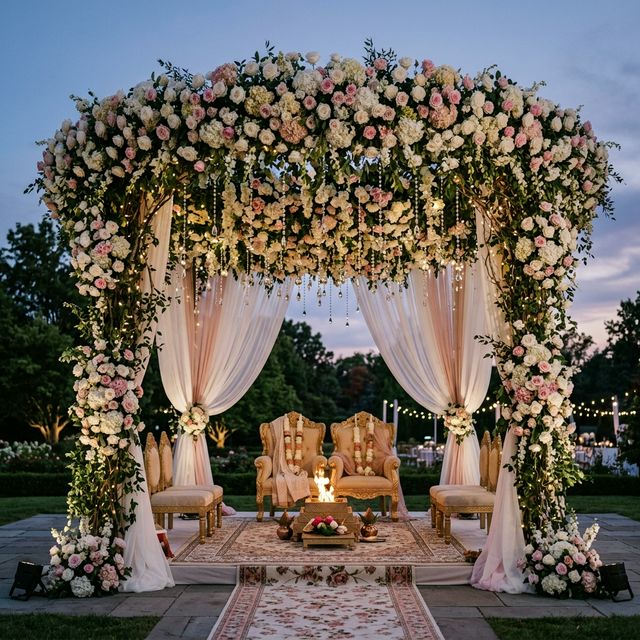 Floral Mandap Design